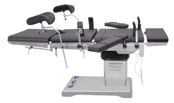 C-arm compatible operating table